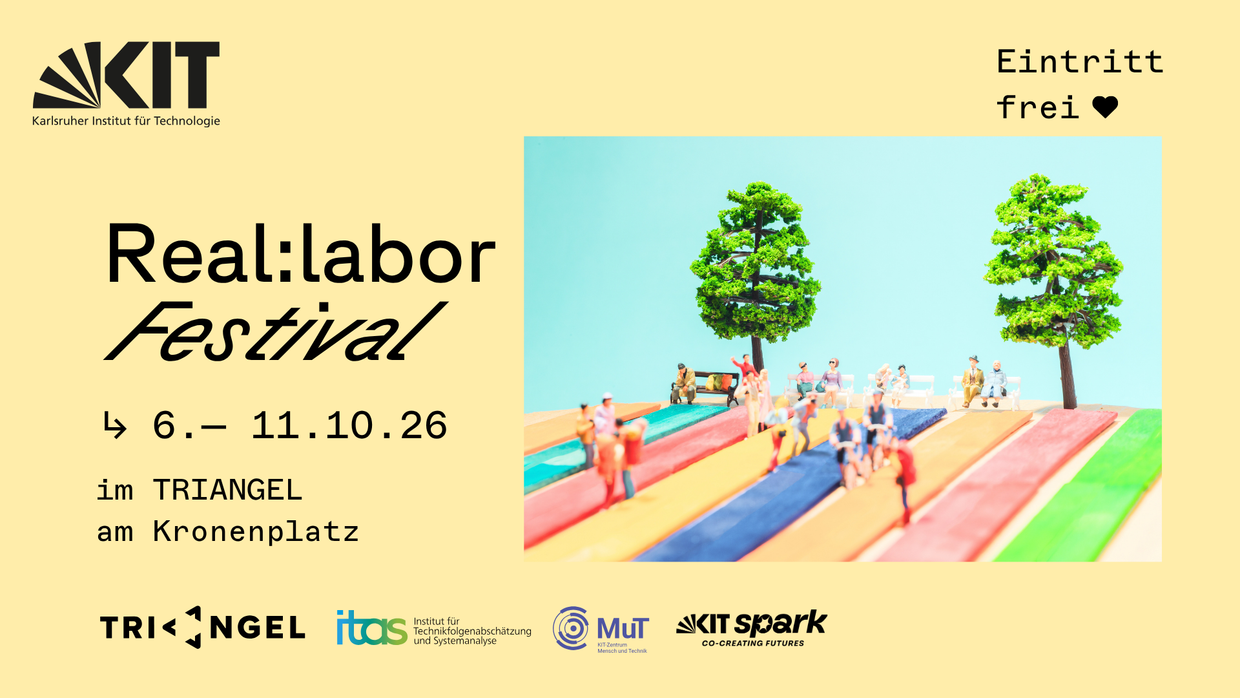 Campagnenbild des Real:labor Festivals 3.0 vom 6. bis 11. Oktober 2026