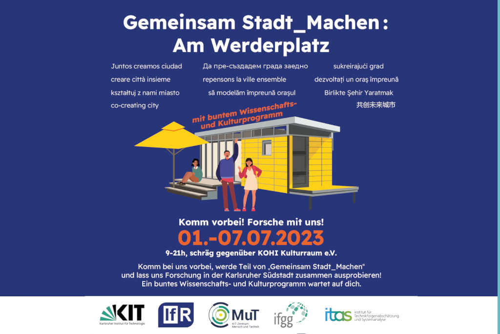 Flyer Gemeinsam Stadt_Machen: Am Werderplatz